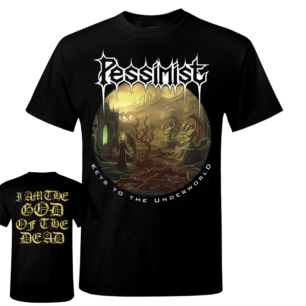 PESSIMIST Keys to the Underworld T-shirt (Back)